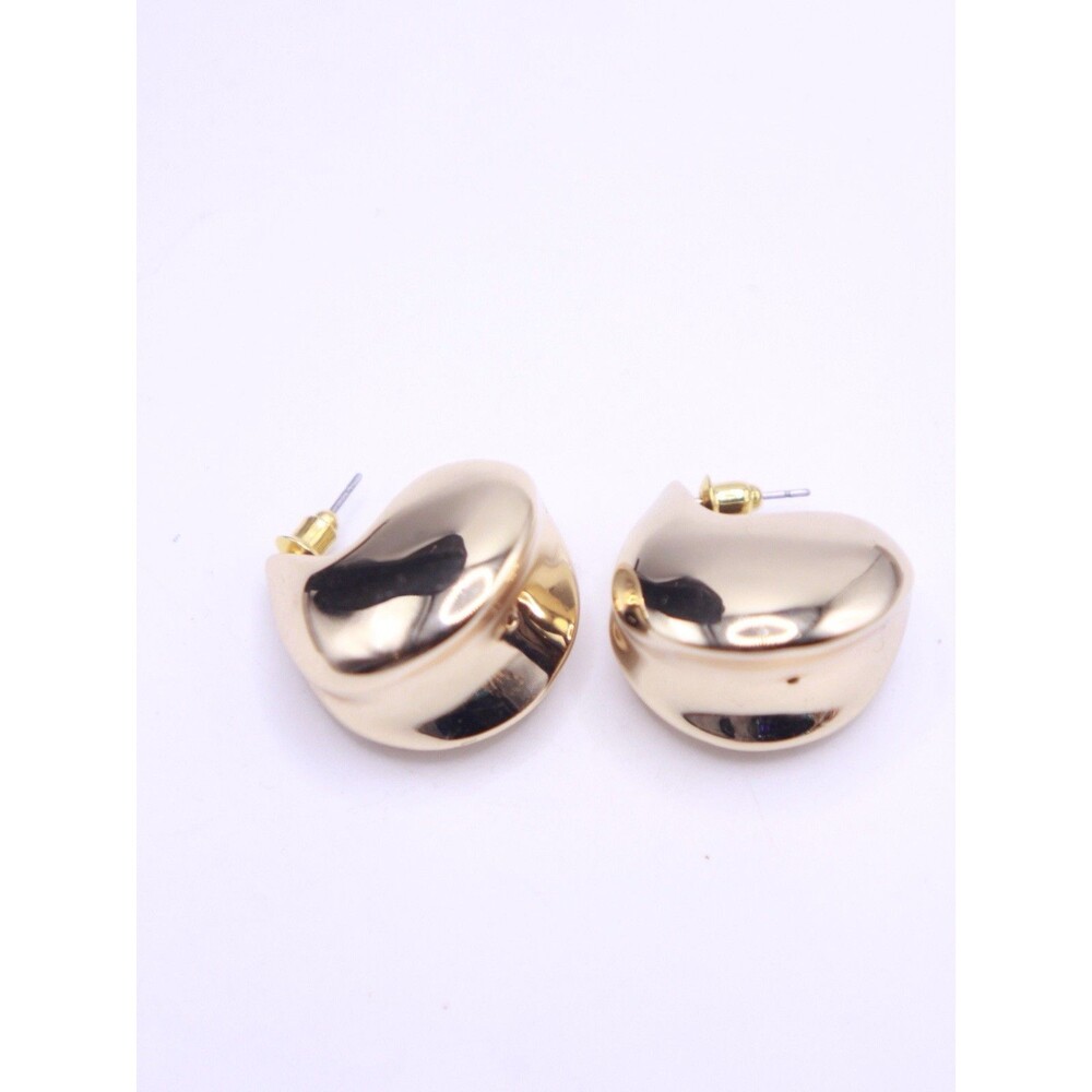 Jenny Bird Paige Puff Earrings 14K Gold Plated Teardrop Statement